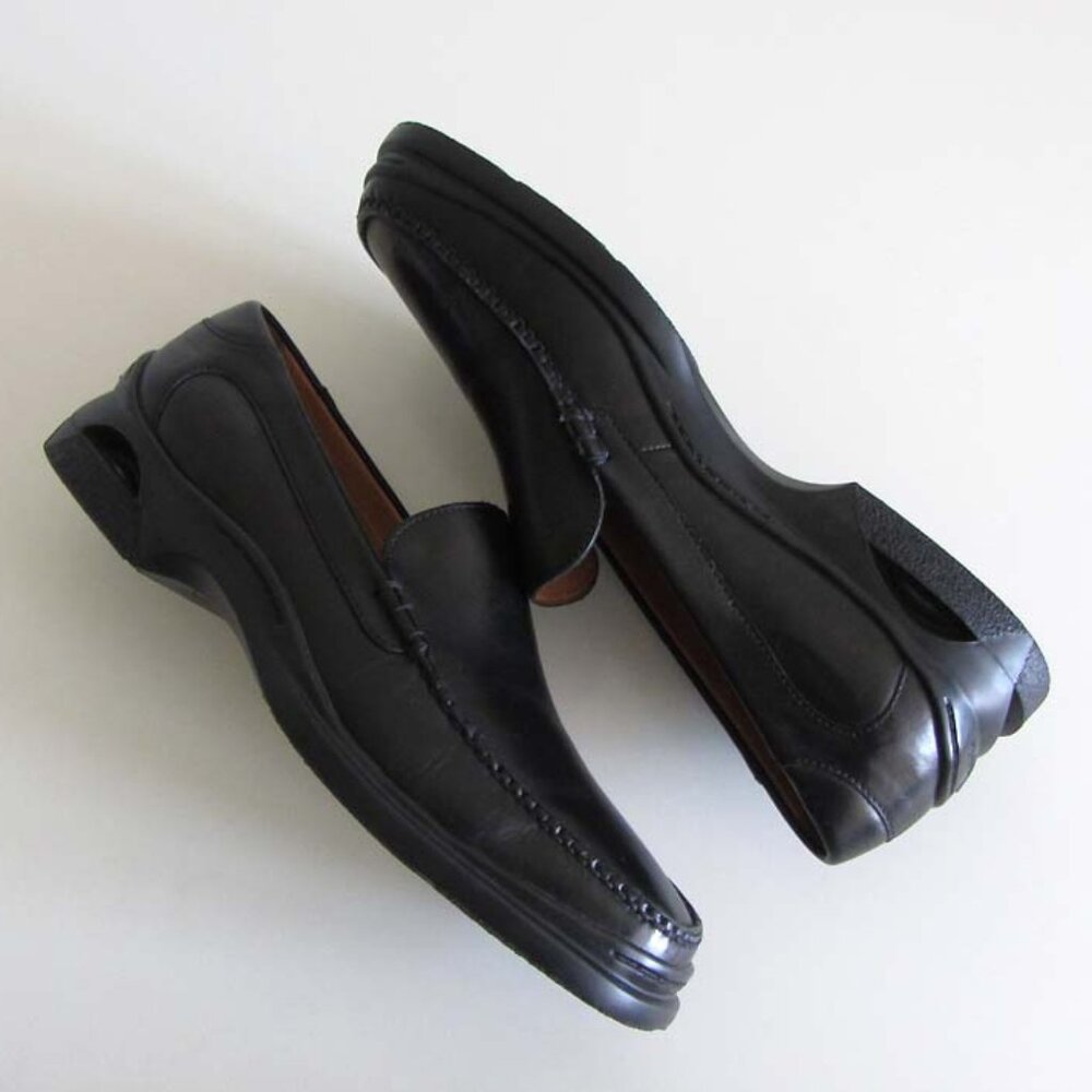 new COLE HAAN NIKE AIR Santa Barbara black loafers 11 W - Picture 6 of 8